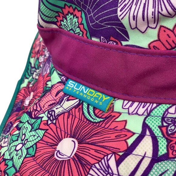Sunday Afternoons Kids Adjustable Wide Brim Hat Floral L 5-12 Years UPF 50+ UPF - Picture 3 of 6